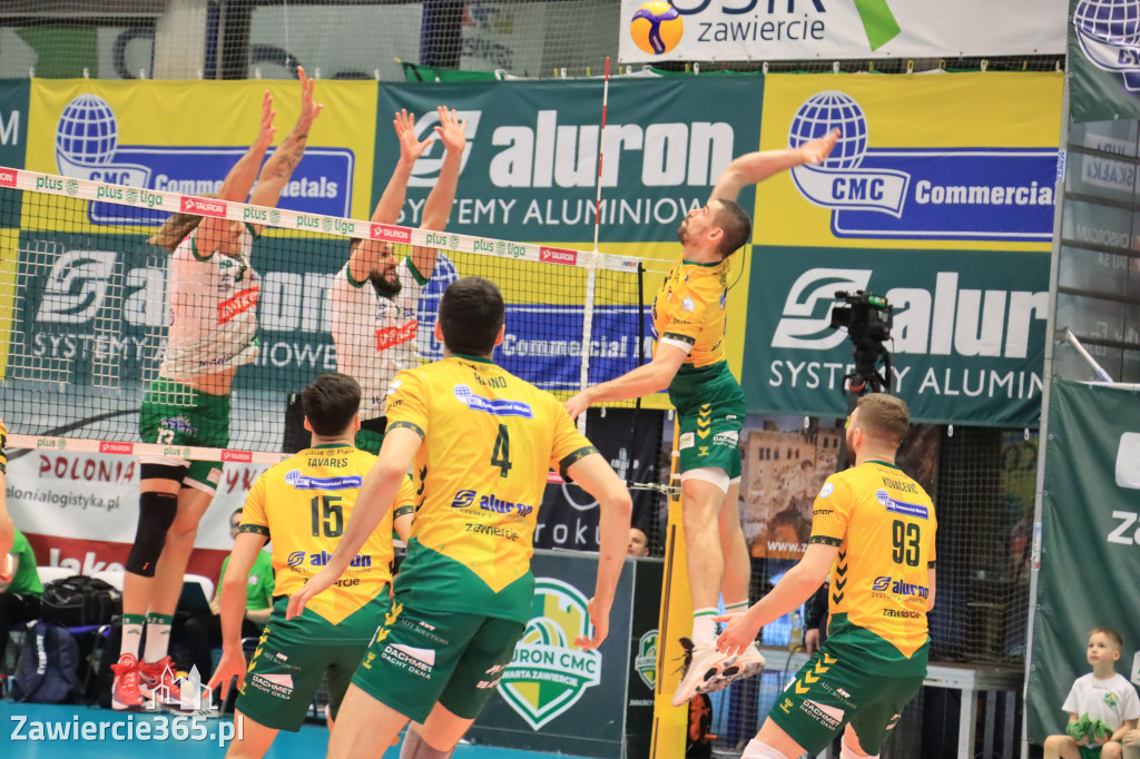 Fotorelacja: Aluron CMC Warta Zawiercie po raz drugi pokonała Indykpol AZS Olsztyn 3:0