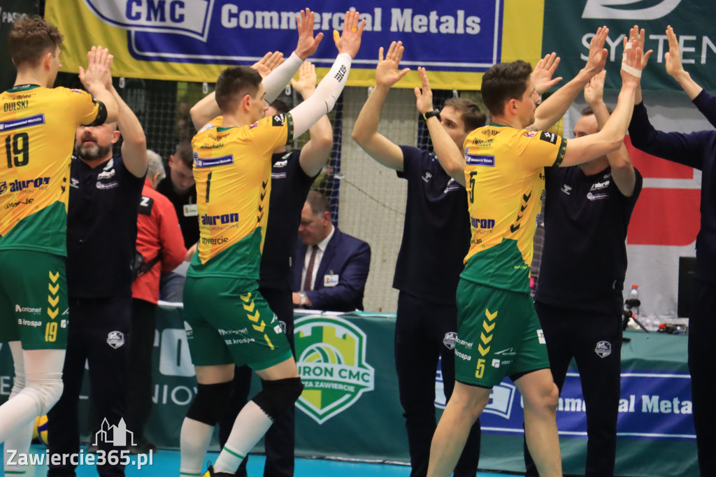 Fotorelacja: Aluron CMC Warta Zawiercie po raz drugi pokonała Indykpol AZS Olsztyn 3:0
