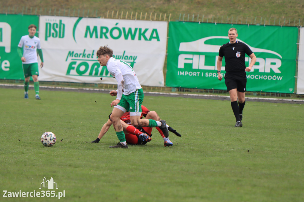 Kolejny mecz rundy wiosennej 22/23 zakończył się 3:0 dla drużyny GKS Unia Rędziny