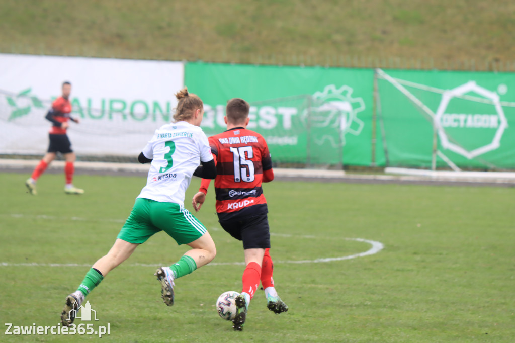 Kolejny mecz rundy wiosennej 22/23 zakończył się 3:0 dla drużyny GKS Unia Rędziny