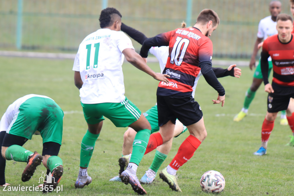 Kolejny mecz rundy wiosennej 22/23 zakończył się 3:0 dla drużyny GKS Unia Rędziny