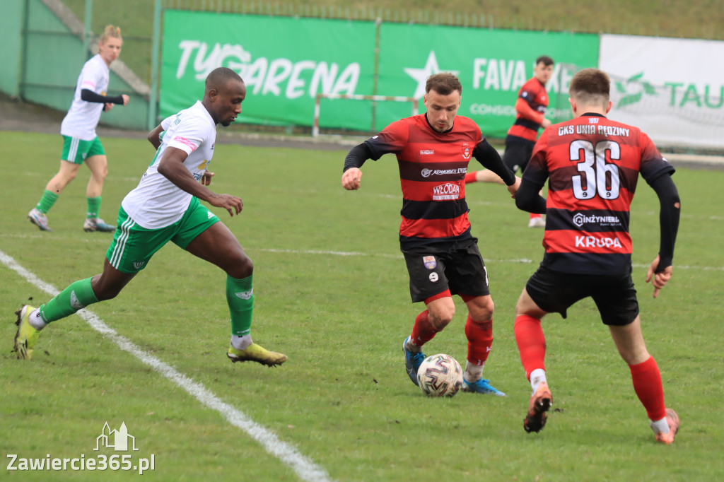 Kolejny mecz rundy wiosennej 22/23 zakończył się 3:0 dla drużyny GKS Unia Rędziny