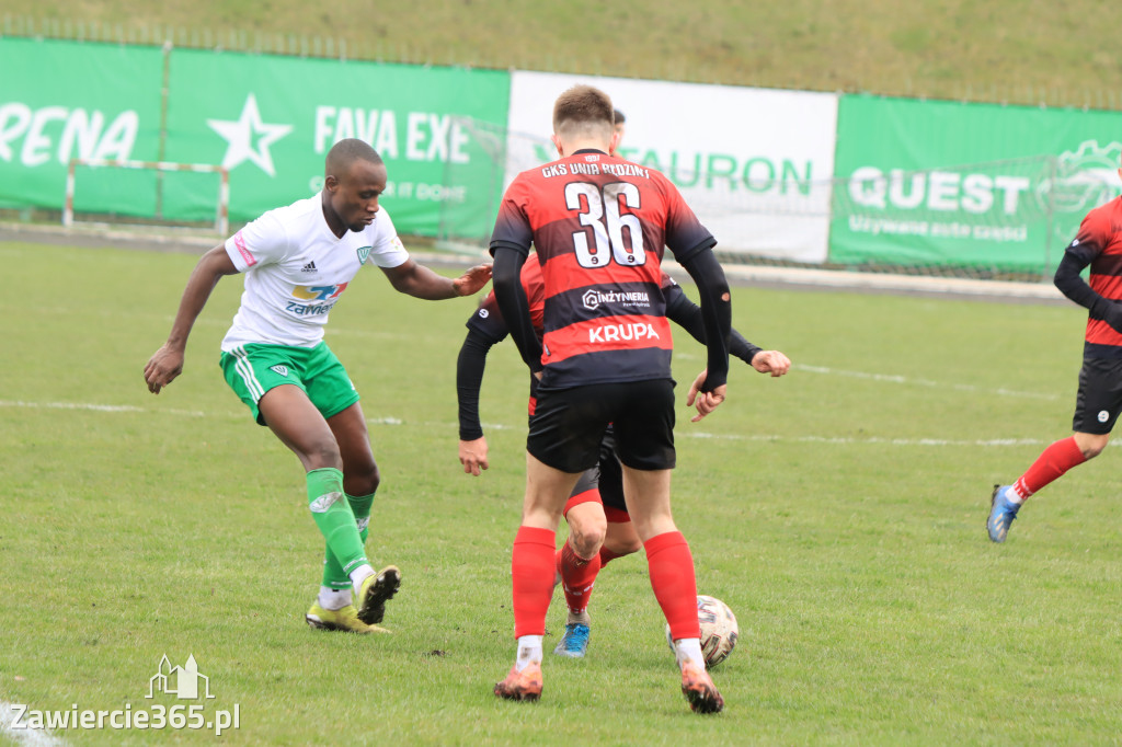 Kolejny mecz rundy wiosennej 22/23 zakończył się 3:0 dla drużyny GKS Unia Rędziny