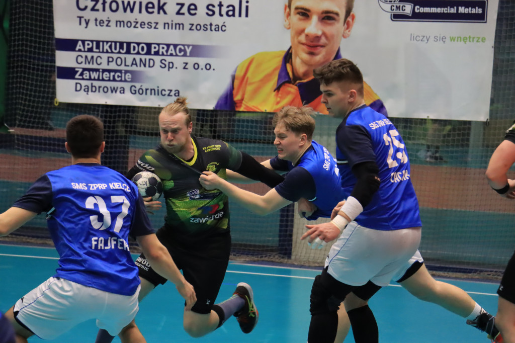Przegrywamy: KS Viret CMC Zawiercie - NLO SMS ZPRP Kielce II 33-34