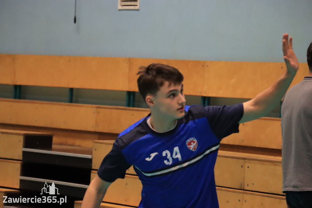 Przegrywamy: KS Viret CMC Zawiercie - NLO SMS ZPRP Kielce II 33-34