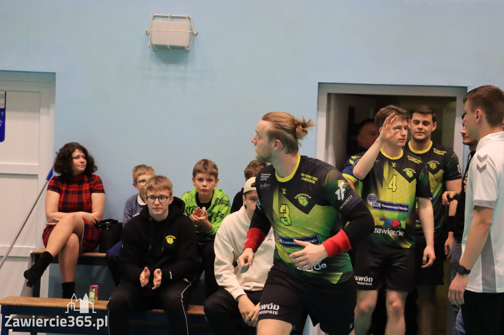 Przegrywamy: KS Viret CMC Zawiercie - NLO SMS ZPRP Kielce II 33-34