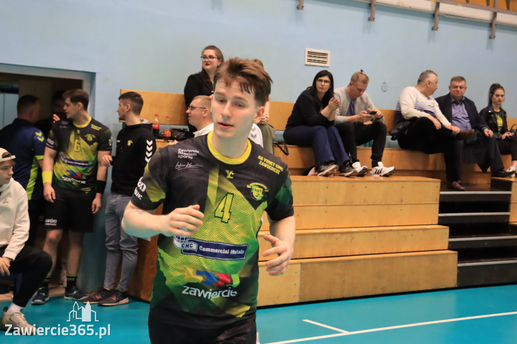 Przegrywamy: KS Viret CMC Zawiercie - NLO SMS ZPRP Kielce II 33-34