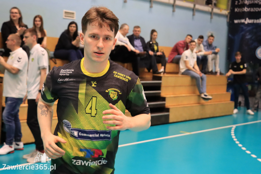 Przegrywamy: KS Viret CMC Zawiercie - NLO SMS ZPRP Kielce II 33-34