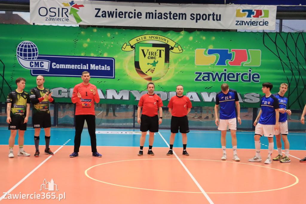Przegrywamy: KS Viret CMC Zawiercie - NLO SMS ZPRP Kielce II 33-34
