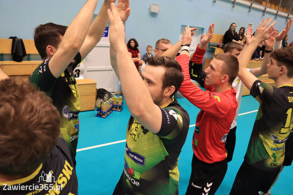Przegrywamy: KS Viret CMC Zawiercie - NLO SMS ZPRP Kielce II 33-34