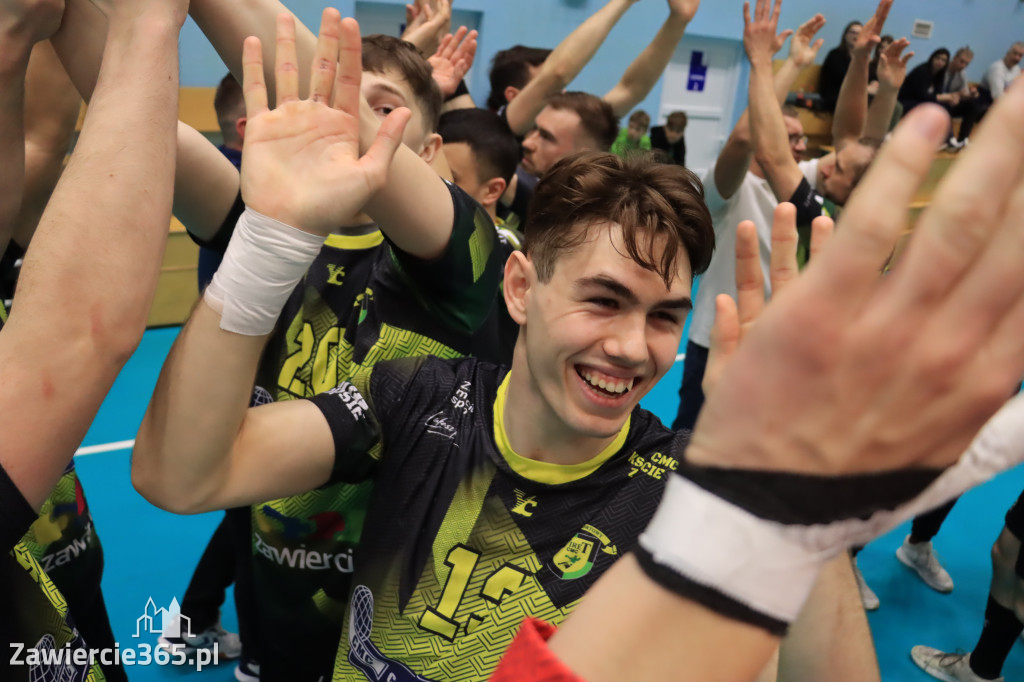 Przegrywamy: KS Viret CMC Zawiercie - NLO SMS ZPRP Kielce II 33-34