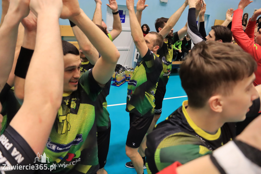 Przegrywamy: KS Viret CMC Zawiercie - NLO SMS ZPRP Kielce II 33-34