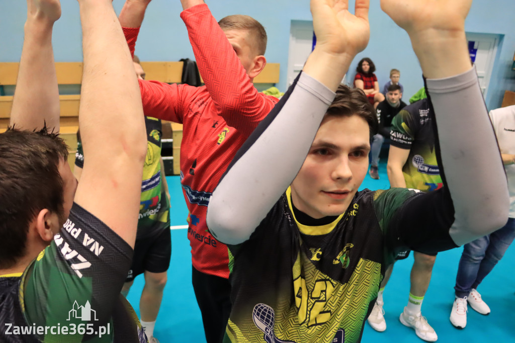Przegrywamy: KS Viret CMC Zawiercie - NLO SMS ZPRP Kielce II 33-34