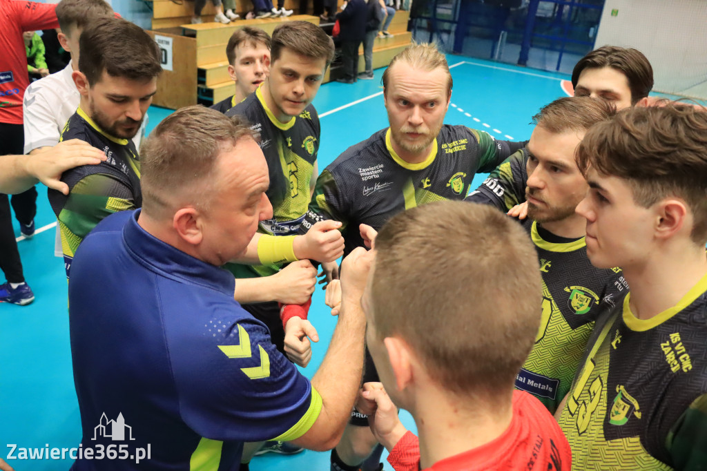 Przegrywamy: KS Viret CMC Zawiercie - NLO SMS ZPRP Kielce II 33-34