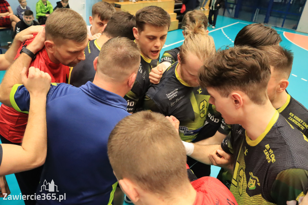 Przegrywamy: KS Viret CMC Zawiercie - NLO SMS ZPRP Kielce II 33-34