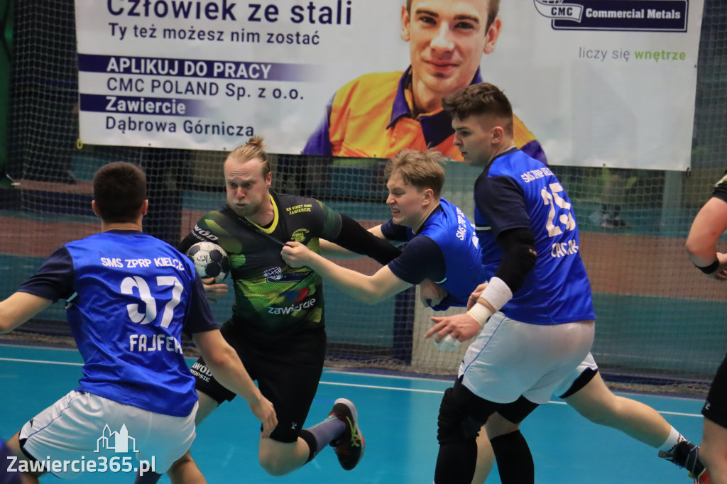 Przegrywamy: KS Viret CMC Zawiercie - NLO SMS ZPRP Kielce II 33-34