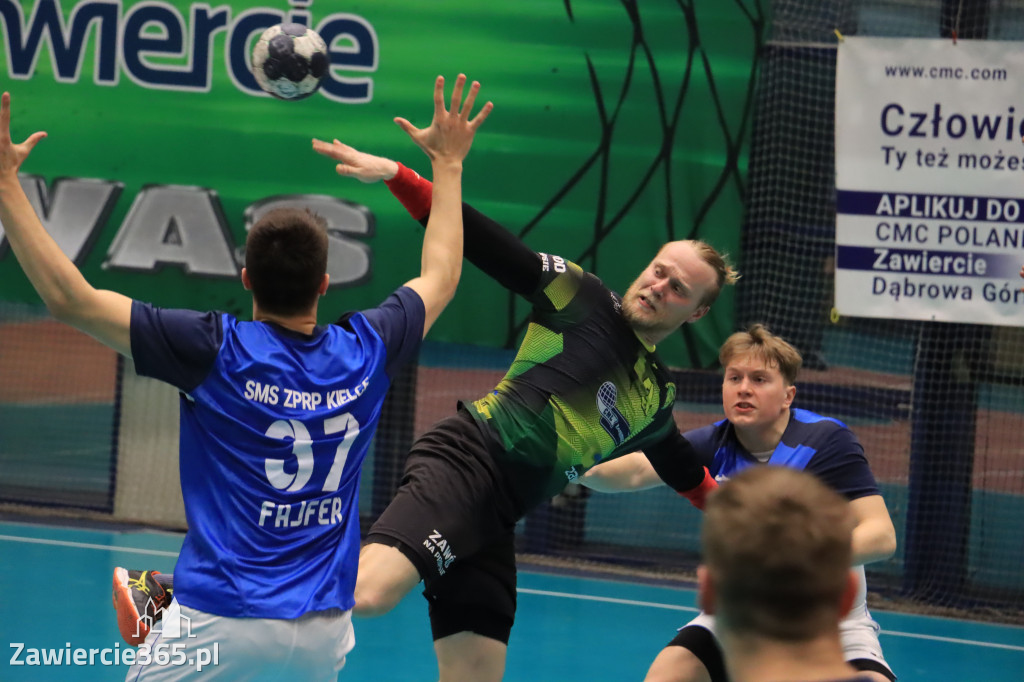 Przegrywamy: KS Viret CMC Zawiercie - NLO SMS ZPRP Kielce II 33-34