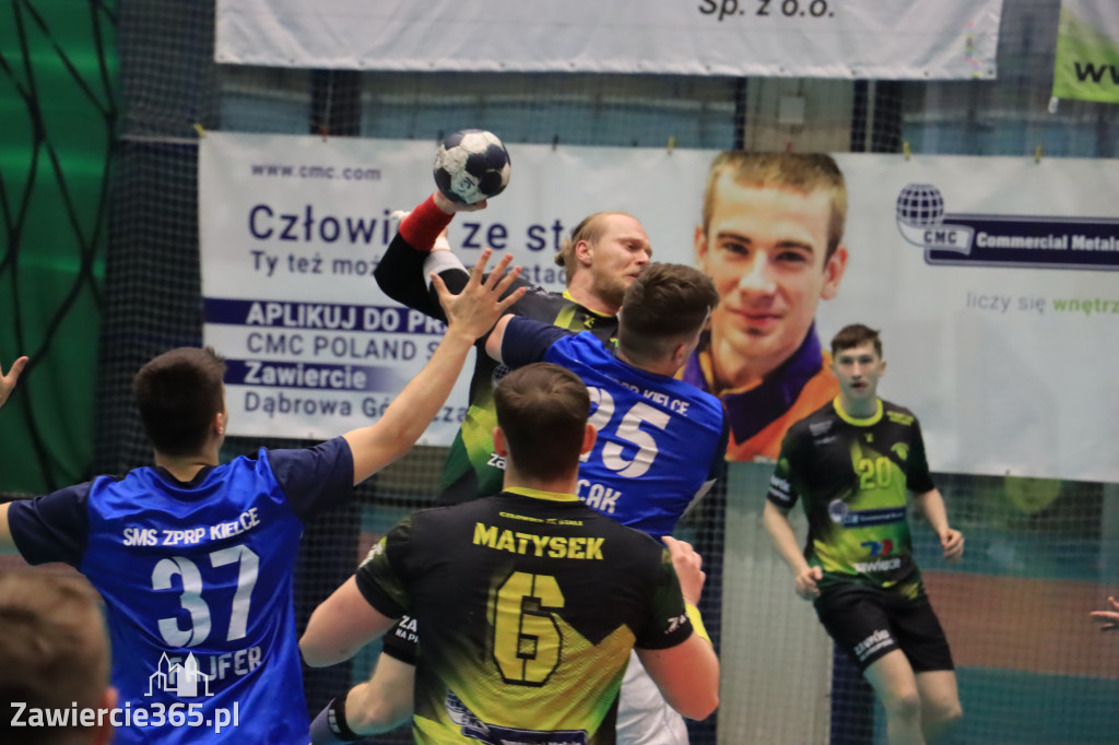 Przegrywamy: KS Viret CMC Zawiercie - NLO SMS ZPRP Kielce II 33-34