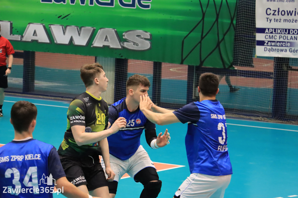 Przegrywamy: KS Viret CMC Zawiercie - NLO SMS ZPRP Kielce II 33-34