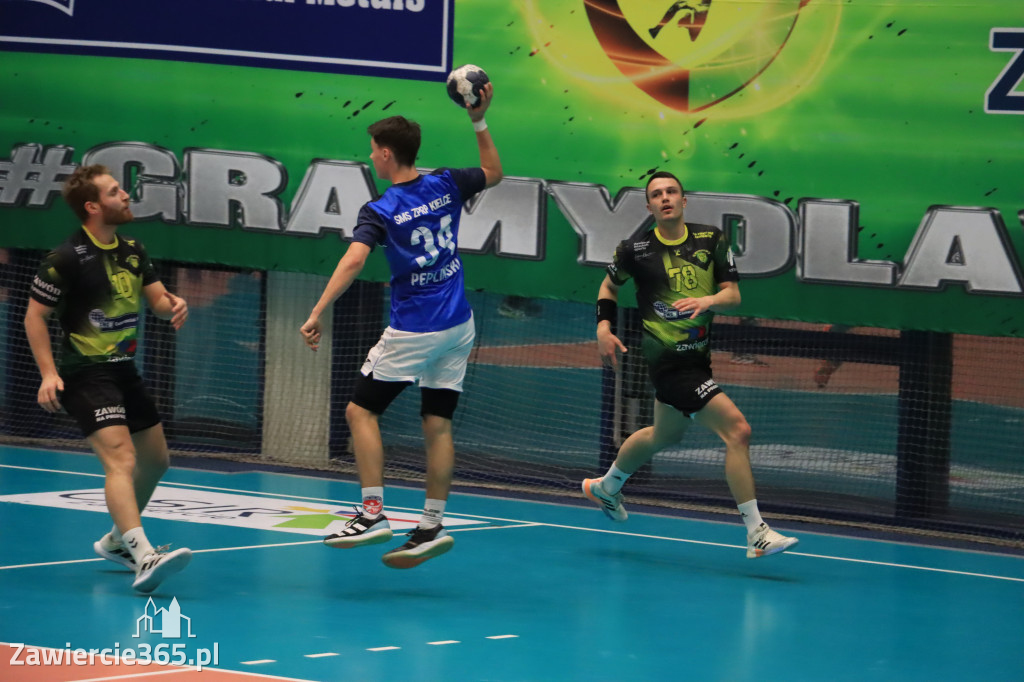 Przegrywamy: KS Viret CMC Zawiercie - NLO SMS ZPRP Kielce II 33-34