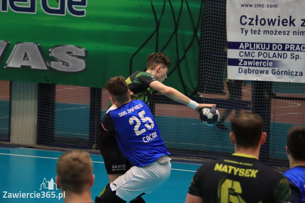 Przegrywamy: KS Viret CMC Zawiercie - NLO SMS ZPRP Kielce II 33-34