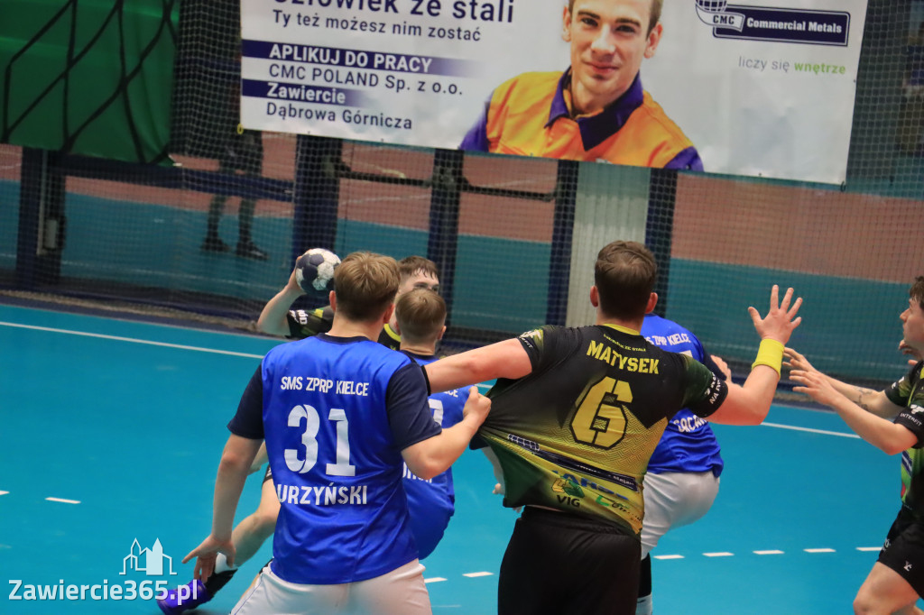 Przegrywamy: KS Viret CMC Zawiercie - NLO SMS ZPRP Kielce II 33-34