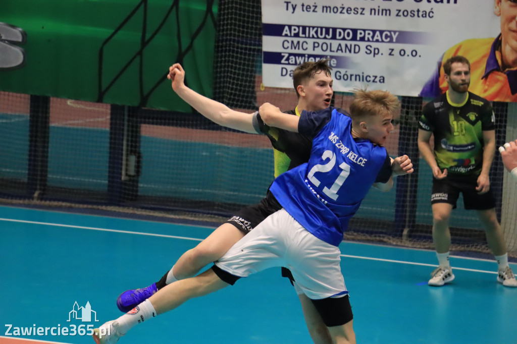 Przegrywamy: KS Viret CMC Zawiercie - NLO SMS ZPRP Kielce II 33-34