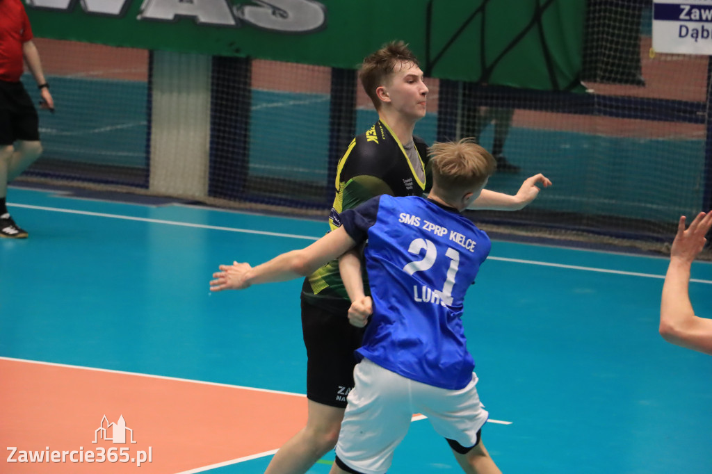Przegrywamy: KS Viret CMC Zawiercie - NLO SMS ZPRP Kielce II 33-34