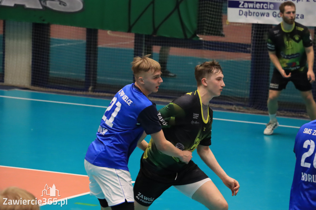 Przegrywamy: KS Viret CMC Zawiercie - NLO SMS ZPRP Kielce II 33-34