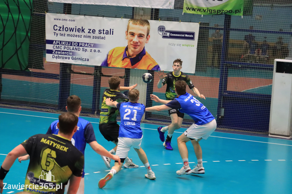 Przegrywamy: KS Viret CMC Zawiercie - NLO SMS ZPRP Kielce II 33-34
