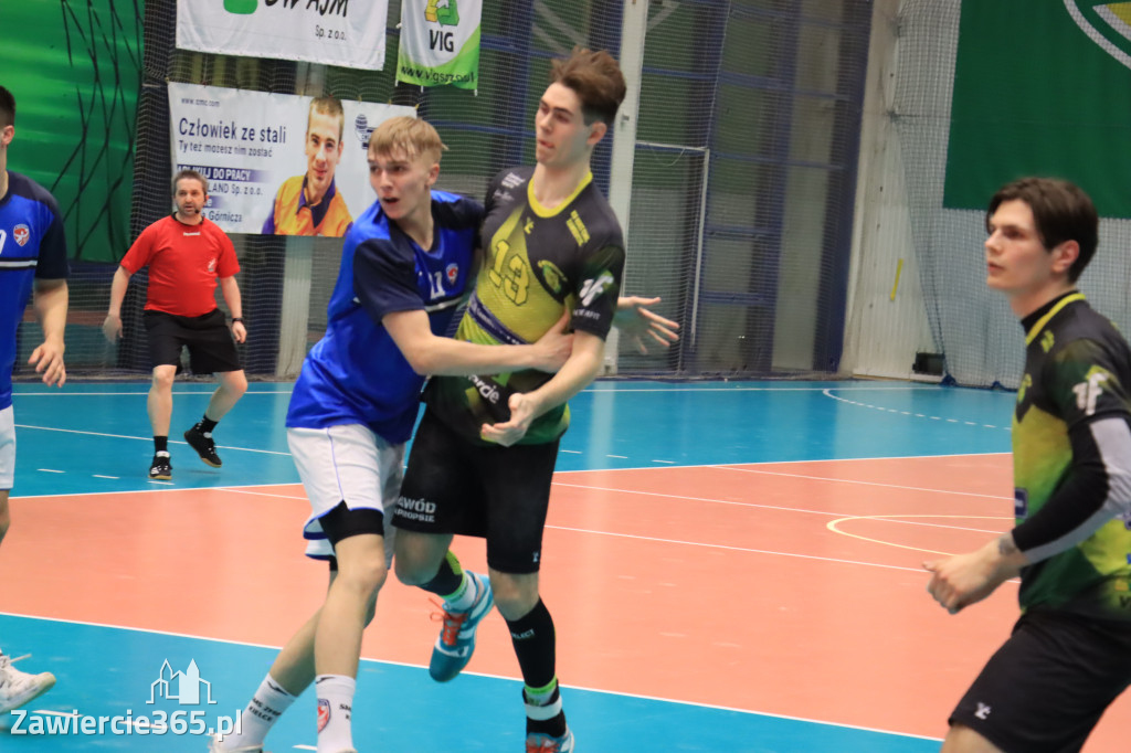 Przegrywamy: KS Viret CMC Zawiercie - NLO SMS ZPRP Kielce II 33-34