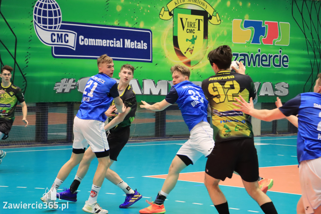 Przegrywamy: KS Viret CMC Zawiercie - NLO SMS ZPRP Kielce II 33-34