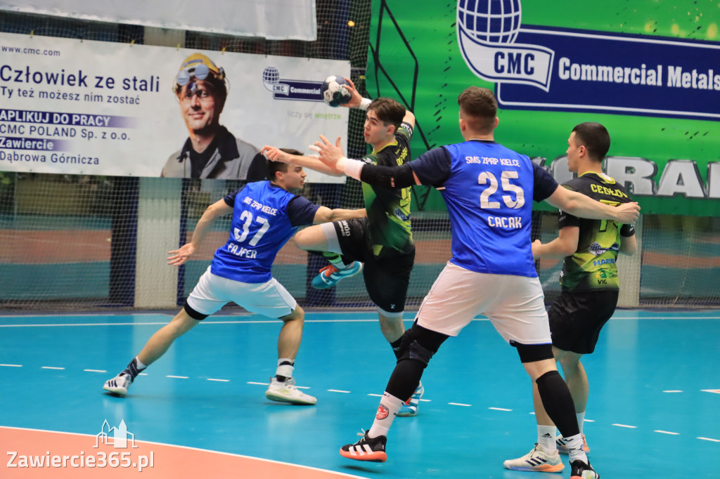 Przegrywamy: KS Viret CMC Zawiercie - NLO SMS ZPRP Kielce II 33-34