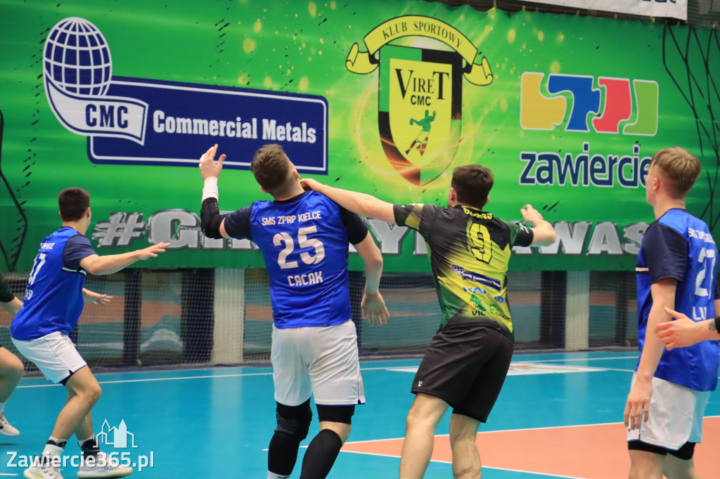 Przegrywamy: KS Viret CMC Zawiercie - NLO SMS ZPRP Kielce II 33-34