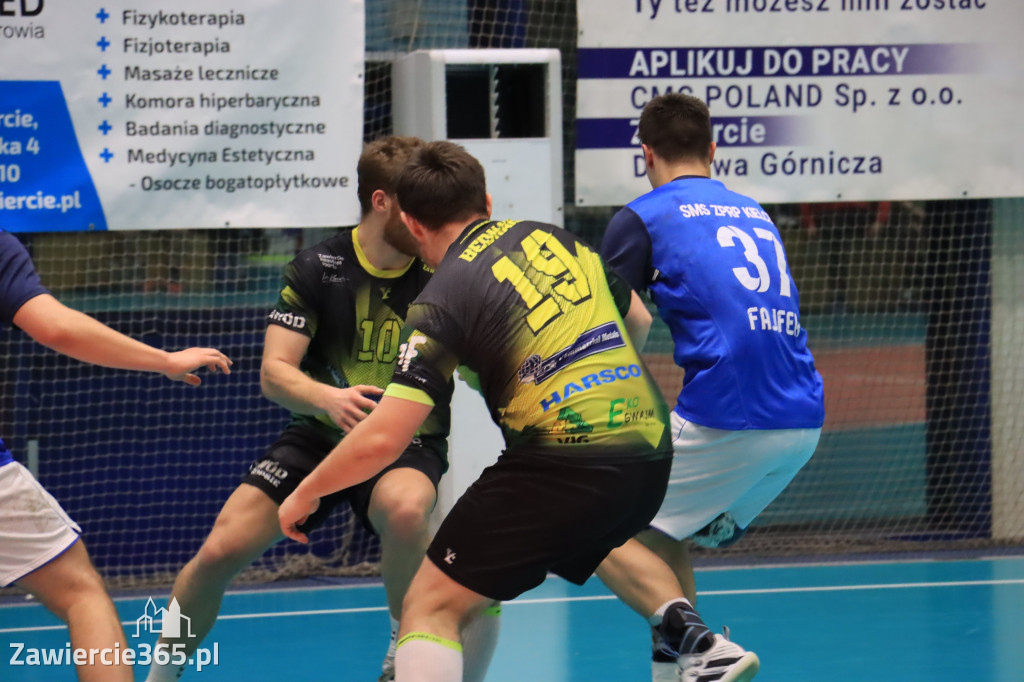 Przegrywamy: KS Viret CMC Zawiercie - NLO SMS ZPRP Kielce II 33-34