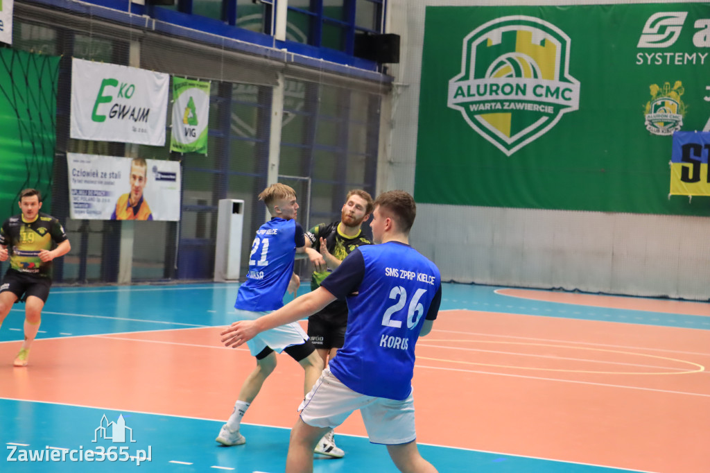 Przegrywamy: KS Viret CMC Zawiercie - NLO SMS ZPRP Kielce II 33-34