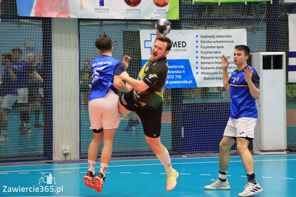 Przegrywamy: KS Viret CMC Zawiercie - NLO SMS ZPRP Kielce II 33-34