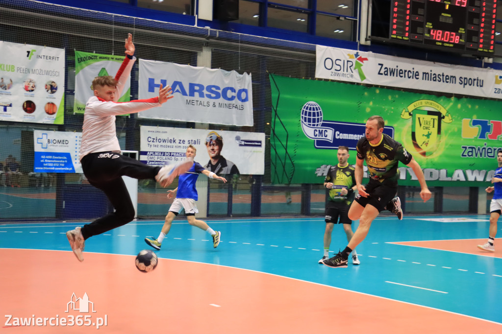 Przegrywamy: KS Viret CMC Zawiercie - NLO SMS ZPRP Kielce II 33-34