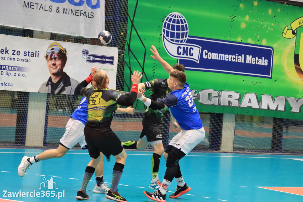 Przegrywamy: KS Viret CMC Zawiercie - NLO SMS ZPRP Kielce II 33-34
