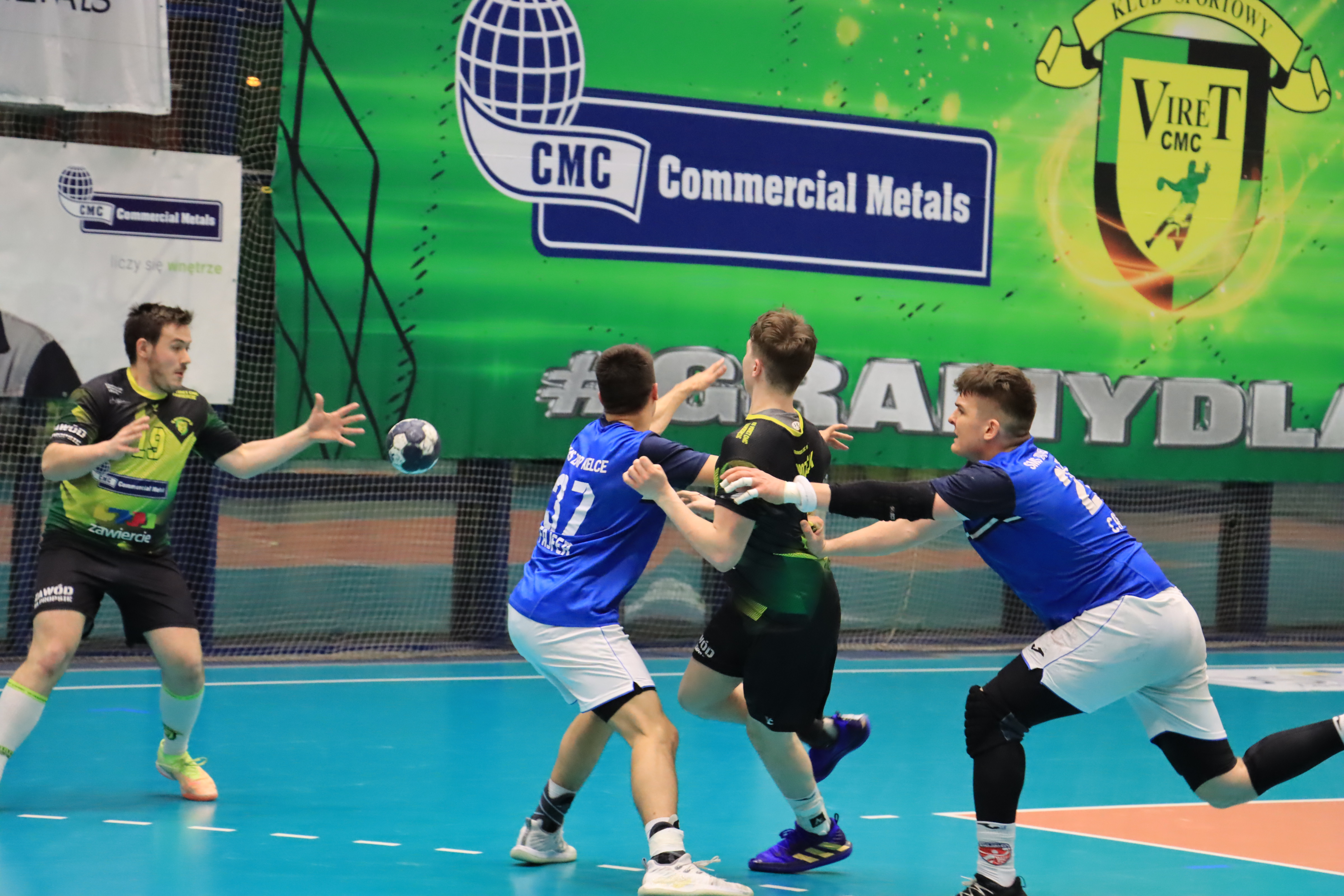Przegrywamy: KS Viret CMC Zawiercie - NLO SMS ZPRP Kielce II 33-34