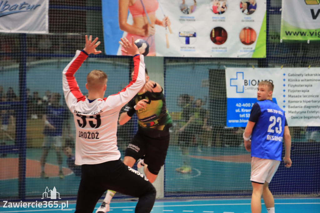 Przegrywamy: KS Viret CMC Zawiercie - NLO SMS ZPRP Kielce II 33-34