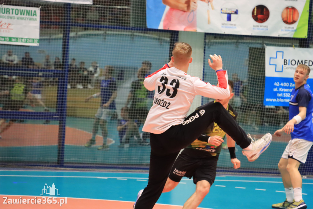 Przegrywamy: KS Viret CMC Zawiercie - NLO SMS ZPRP Kielce II 33-34