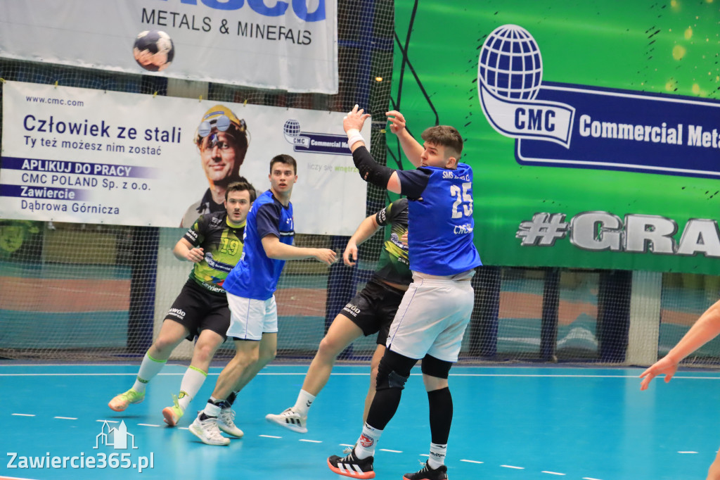Przegrywamy: KS Viret CMC Zawiercie - NLO SMS ZPRP Kielce II 33-34