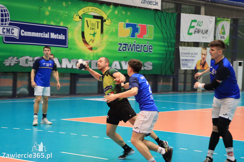 Przegrywamy: KS Viret CMC Zawiercie - NLO SMS ZPRP Kielce II 33-34