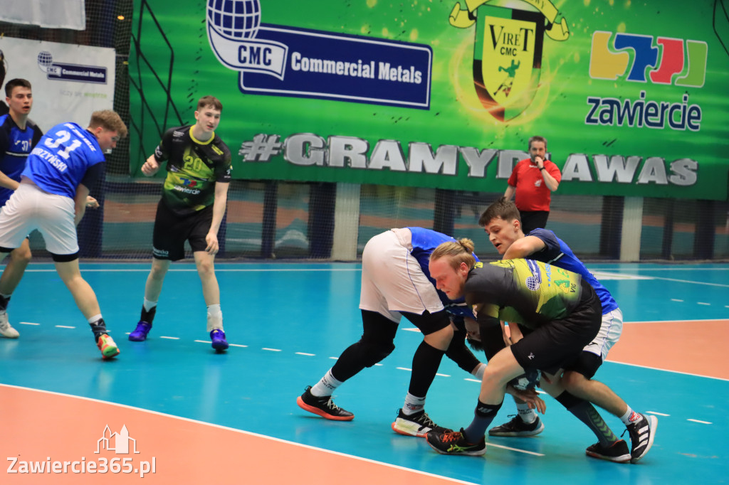 Przegrywamy: KS Viret CMC Zawiercie - NLO SMS ZPRP Kielce II 33-34