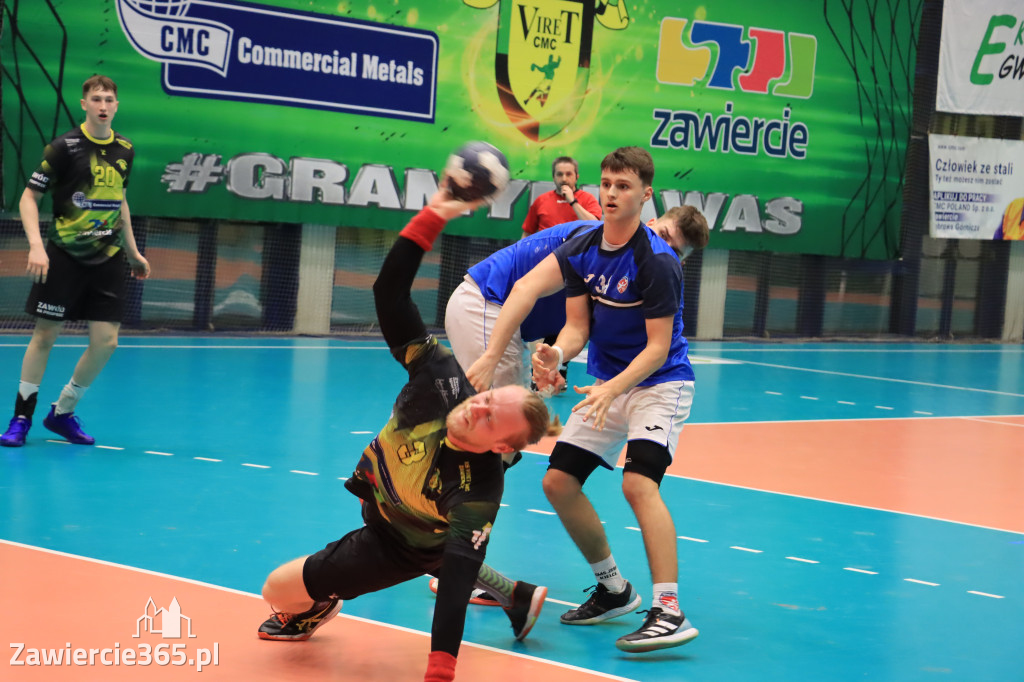 Przegrywamy: KS Viret CMC Zawiercie - NLO SMS ZPRP Kielce II 33-34