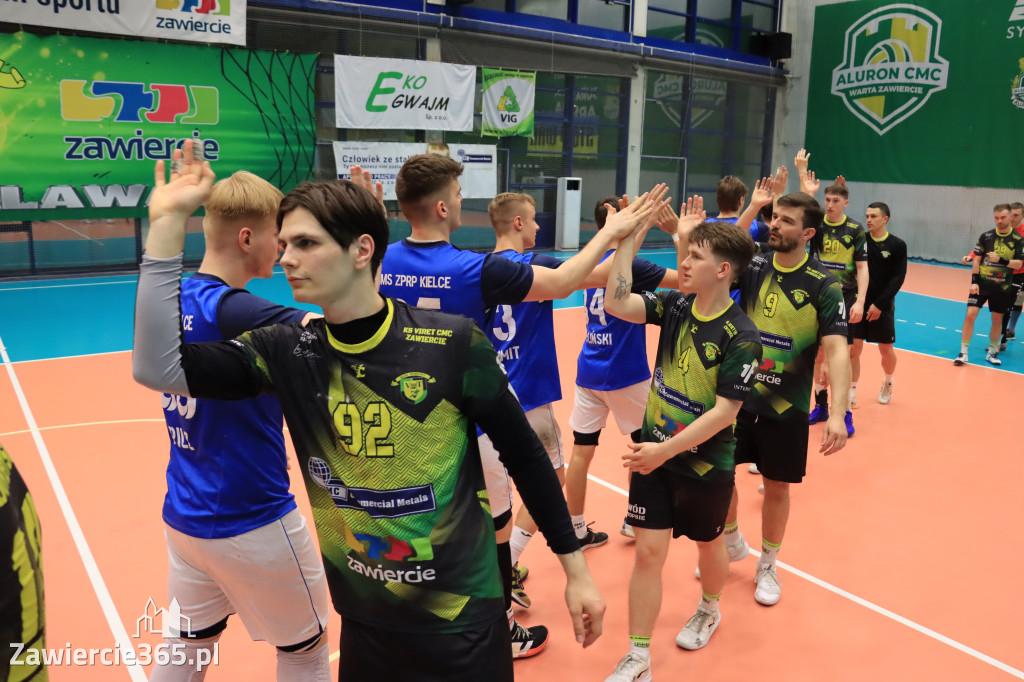 Przegrywamy: KS Viret CMC Zawiercie - NLO SMS ZPRP Kielce II 33-34