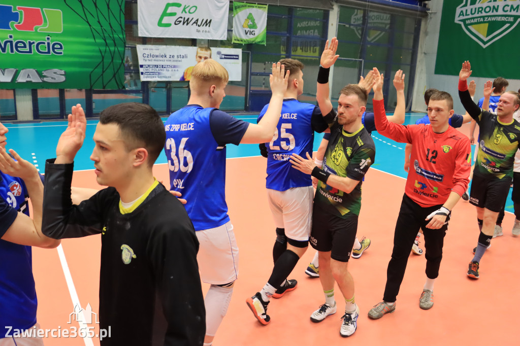 Przegrywamy: KS Viret CMC Zawiercie - NLO SMS ZPRP Kielce II 33-34