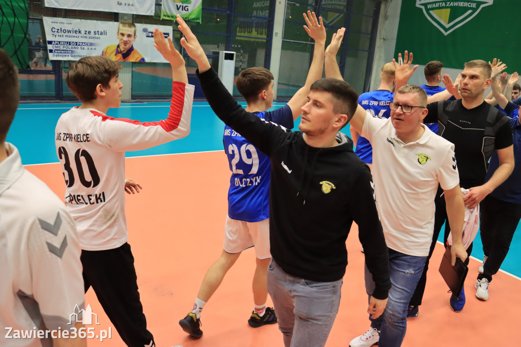 Przegrywamy: KS Viret CMC Zawiercie - NLO SMS ZPRP Kielce II 33-34