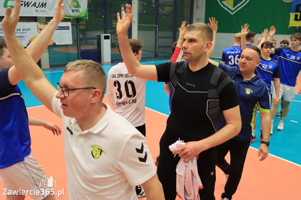 Przegrywamy: KS Viret CMC Zawiercie - NLO SMS ZPRP Kielce II 33-34